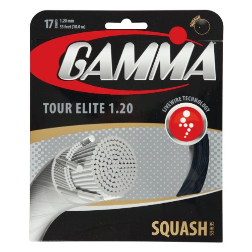 Tour Elite Squash String - 17g Black