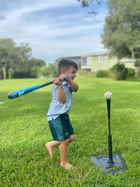 Tanner Jr. Batting Tee - Durable Youth T-Ball Stand with Easy Height Adjustments | Perfect for Kids & Toddlers