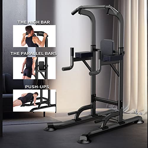 Adjustable Height Power Tower - Multi-Function Workout Station - K
