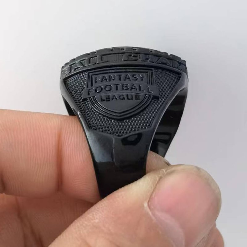 guancrown 2026 Fantasy Football Championship Ring Award Prize Trophy Sports Winner MVP FFL Ring (Ring and Stand, Size 11)