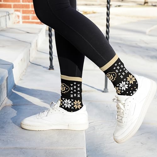 Youth Colorado Buffaloes Team Sweater Crew Socks - One Size