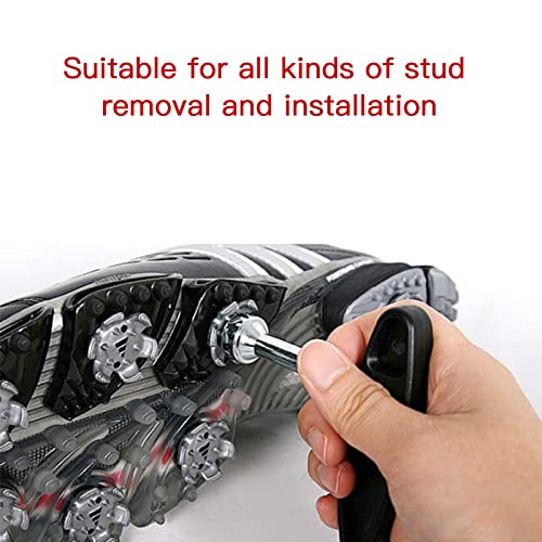 Universal 2-Pin Golf Spike Wrench - Ergonomic Cleat Removal Tool - Type 1