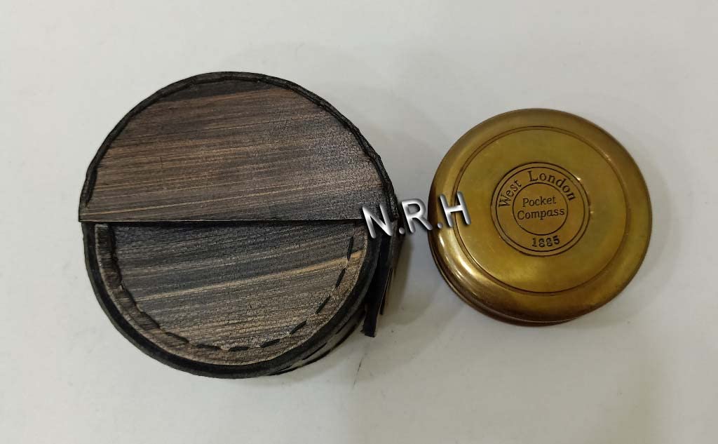 Marine Compass | Gift for Husband | Engraved Compass with Leather Case Compass | Gift for mom, Birthday Gift