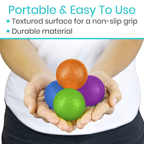 Hand Therapy Stress Balls - Blue Grip Strengthener for Pain Relief