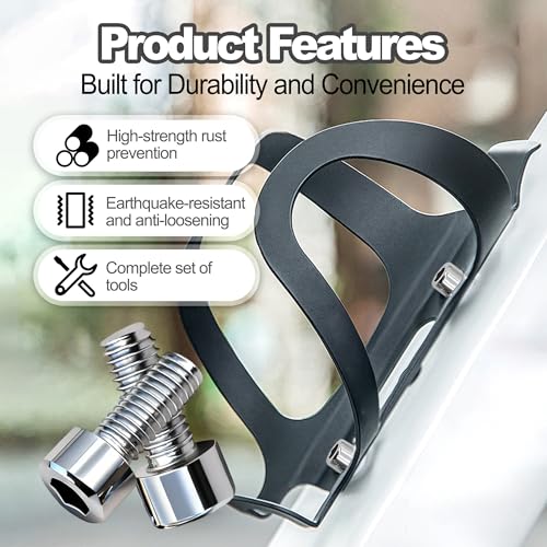 M5 Hex Socket Stainless Steel Screws Set for Bike Water Bottle Cage - 16 Pairs
