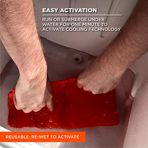 Cooling Towel - Advanced PVA Technology, Long Lasting Relief, Orange