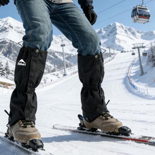 Waterproof Adjustable Leg Gaiters for Hiking & Climbing