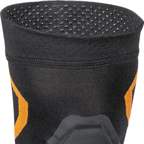 Klein Tools 60623 Knee Pad Compression Sleeve, Knee Support for Construction, Workers and Athletes, Black, M/L