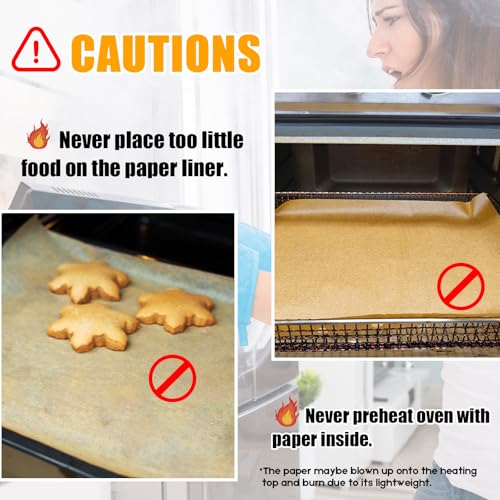 Parchment Paper Sheets 9x11 Inch - 170 Disposable Liners