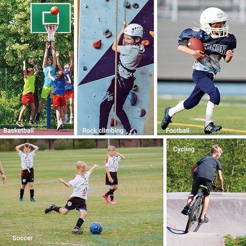 Compression Shirt for Boys & Girls - Short Sleeve, Large, White