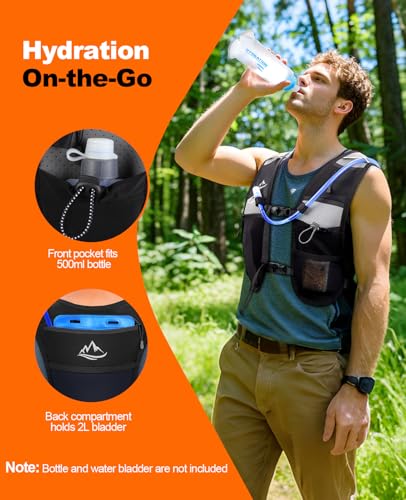 Running Vest for Women Men, Lightweight Breathable Hydration with