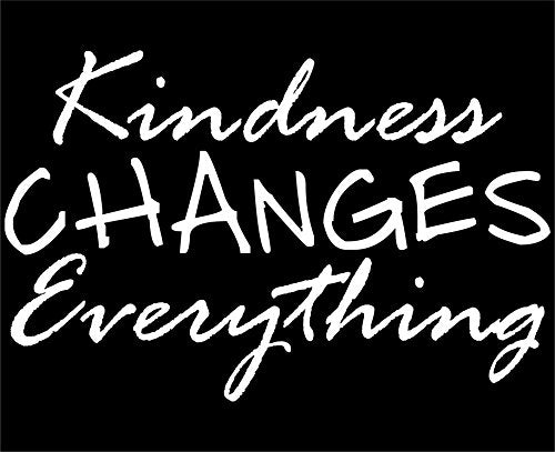 Kindness Changes Everything Vinyl Decal - 6 x 3.75 Inch Die Cut Sticker
