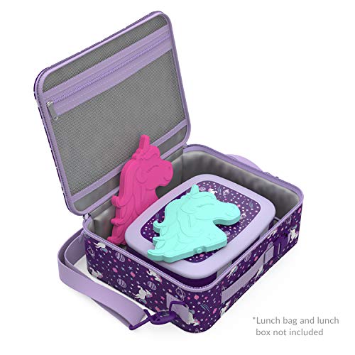 Reusable Ice Packs for Kids - Unicorn Design, 4-Pack