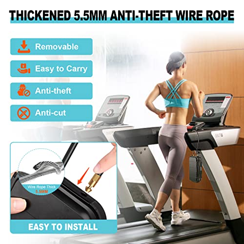 HUANLANG Portable Safe Lock Box with Combination Lock Mini Beach Travel Safe Waterproof Small Lockable Boxs with Removable Wire Rope Combination Lock Box for Dorm,Travel,Beach,Hotel,Car,Home,Office