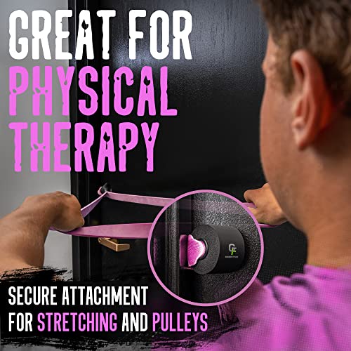 Resistance Band Door Anchor - Heavy Duty - Pink