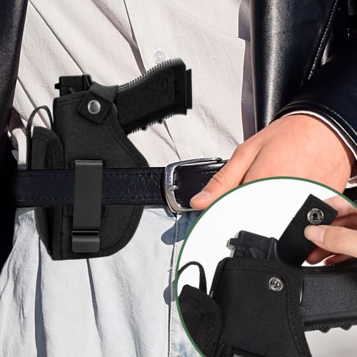 Concealed Carry Gun Holster for Right & Left Hand, 9mm Pistol