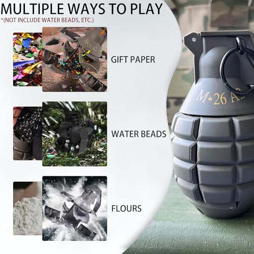 M26A2 Airsoft Grenade Toy - 2pcs Tactical Role Play Prop - Green