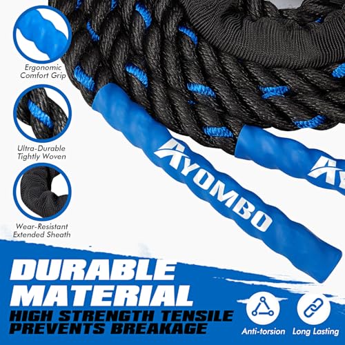 Weighted Jump Rope for Fitness - 1LB for Cardio & Boxing