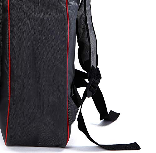 Fencing Draw-bar Wheel Bag for Epee Saber & Foil - Black A
