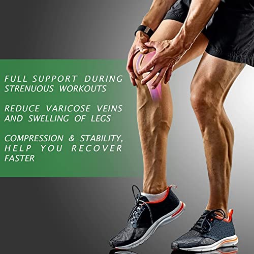 Beister Full Leg Compression Sleeve Pair Black X-Large for Adults
