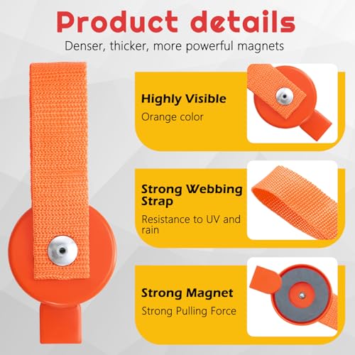 Relaxweex Orange Magnetic Surge Brake Lockout Key for UFP Trailers - Pack of 1