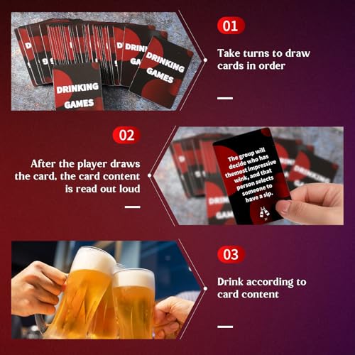 Get You Drunk Card Game - Fun Drinking Challenges for Adults