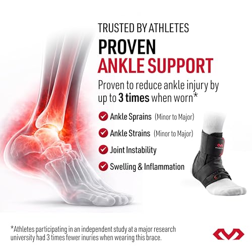 McDavid X-Large White Ankle Brace Support for Sports & Recovery
