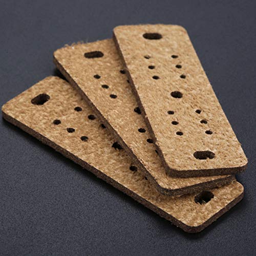 5 Pack Light Soft Microfiber Leather Slingshot Pouches - Brown