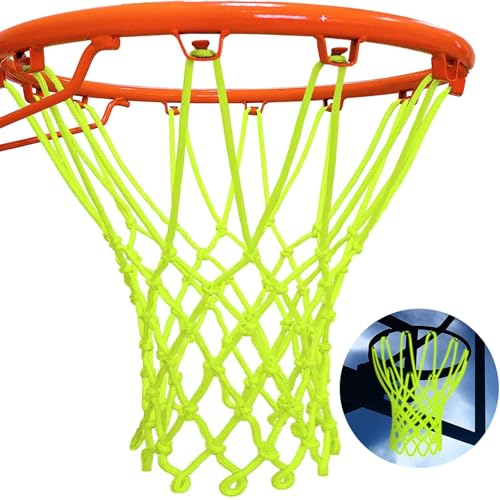 Luminous Basketball Net Replacement - 21 Inch Nylon, 12 Loops