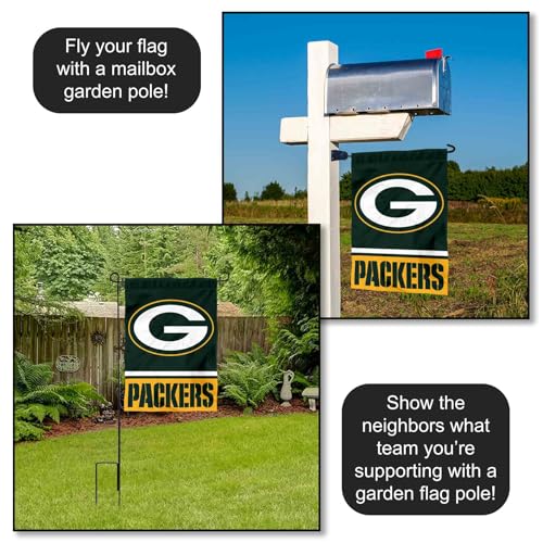 Green Bay Packers Double-Sided Garden Flag - 12.5 x 18 in