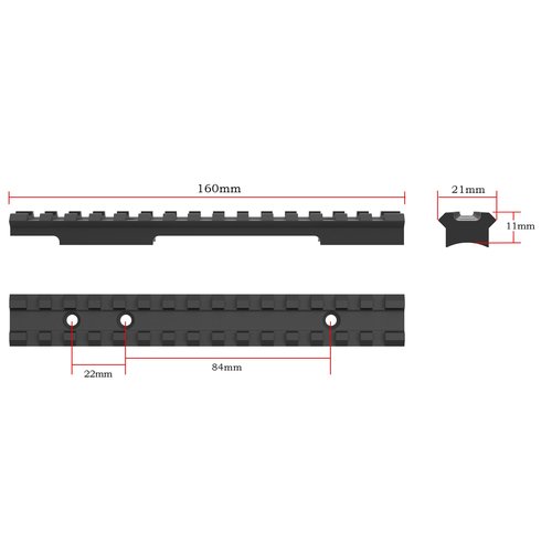 Eastern Tactical Supply Remington 788 Long Action Picatinny Rail Mount for Remington 788 Scope Base
