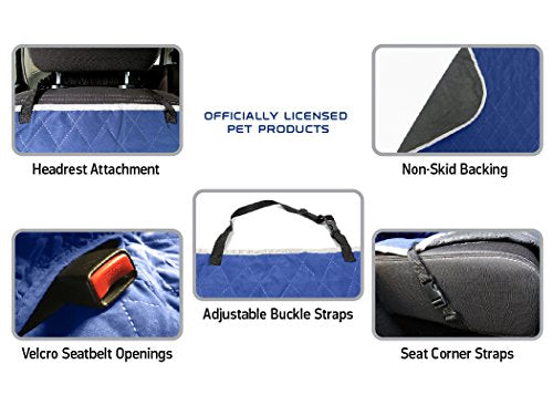 Dallas Cowboys Pet Car Seat Cover - 55 x 50 Inches, Waterproof