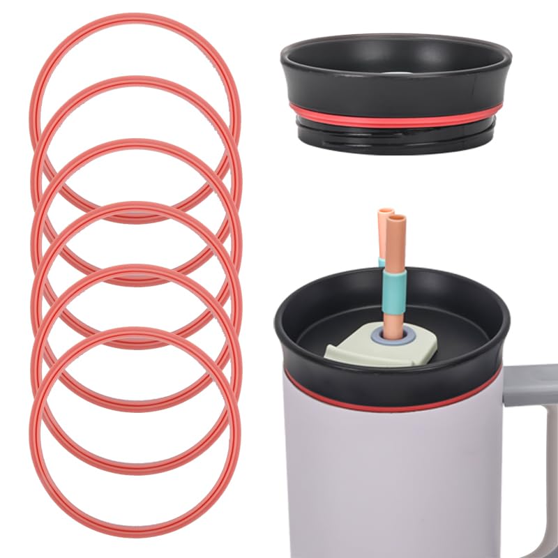 Rubber Gasket Replacement Seals for Owala 40oz Tumbler - Grapefruit