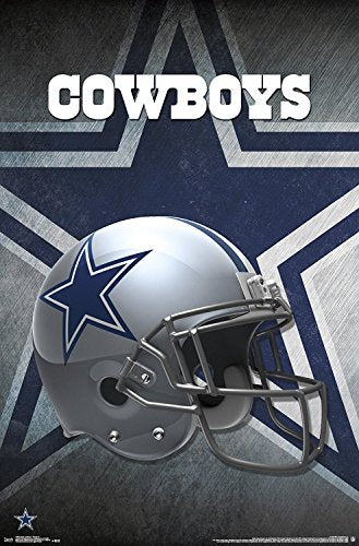 NFL Dallas Cowboys Helmet Wall Poster - 22.375" x 34" Unframed