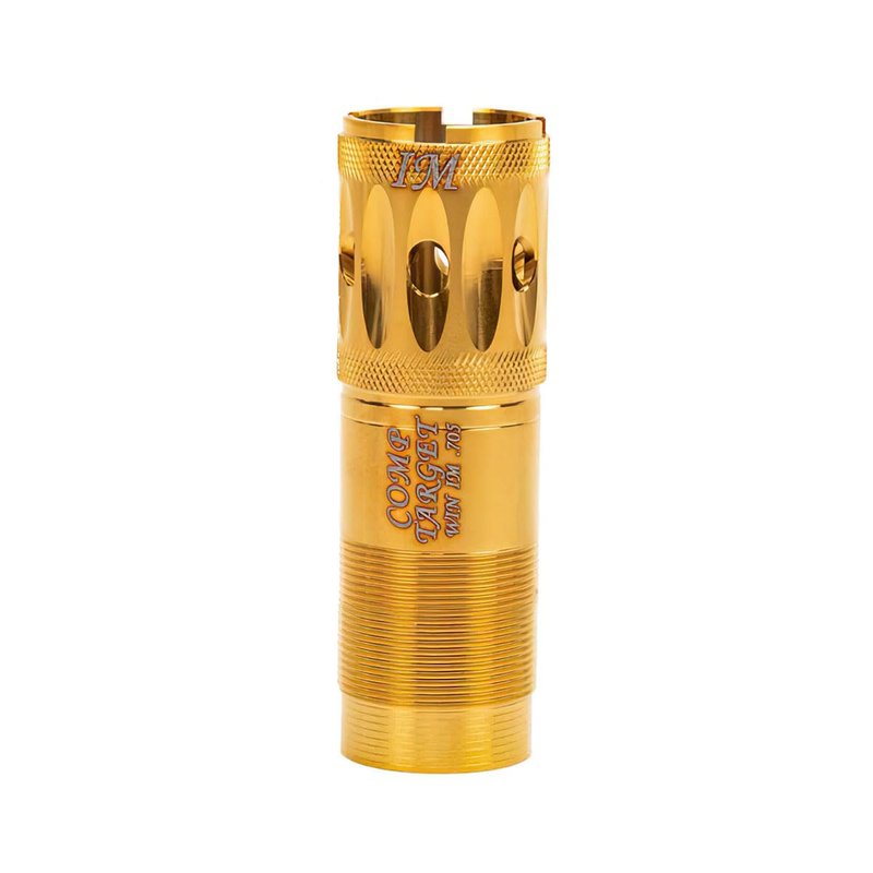 Carlsons Choke Tubes 12 Gauge for Winchester - Browning Inv - Moss 500 [ Skeet | 0.725 Diameter ] Stainless Steel | Gold Competition Target Ported Sporting Clays Choke Tube | Made in USA