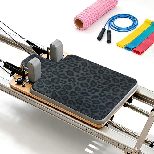 Anti-Skid Pilates Reformer Mat - Black Speckled, Moisture-Absorbing