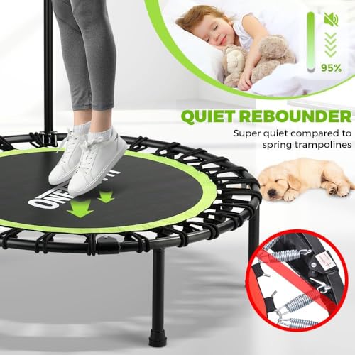 Foldable Mini Bungee Rebounder Trampoline for Adults - 40 Inch