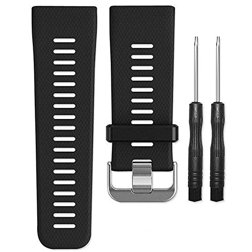 Soft Silicone Replacement Band for Garmin Vivoactive HR - Black