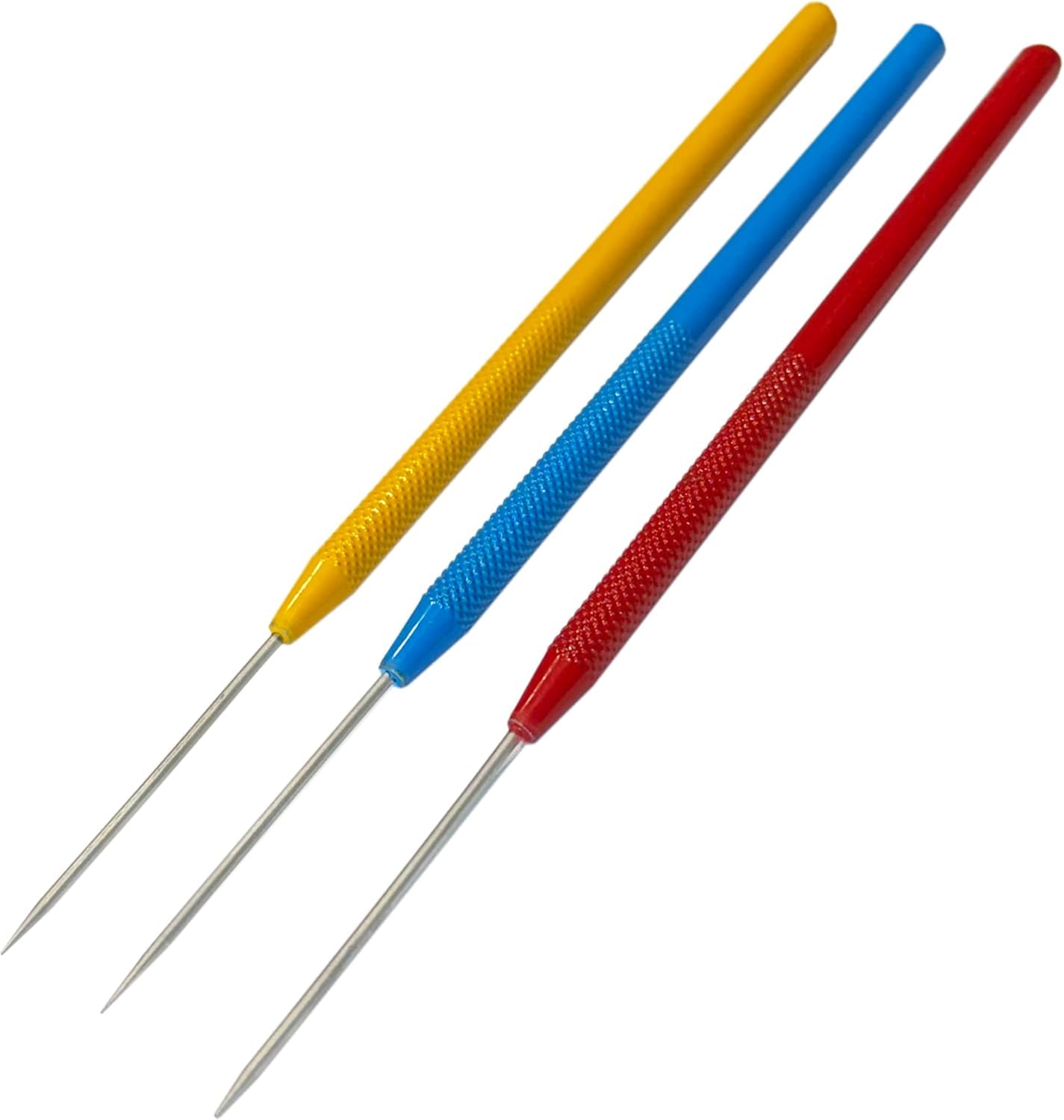 TAURISH Deluxe Titanium Soldering Pick Set, Set of 3, 6-1/2 Inches