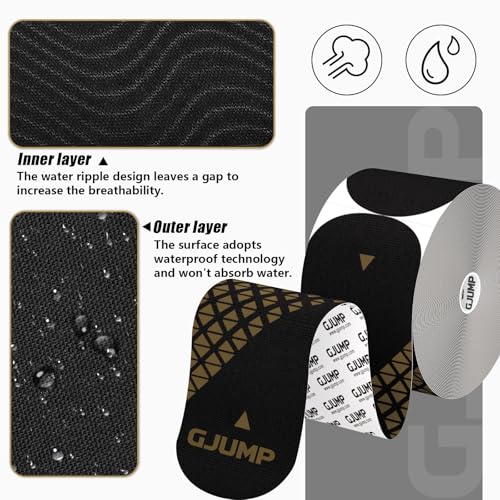 Kinesiology Tape - Precut Athletic Muscle Tape for Pain Relief | 40 Strips