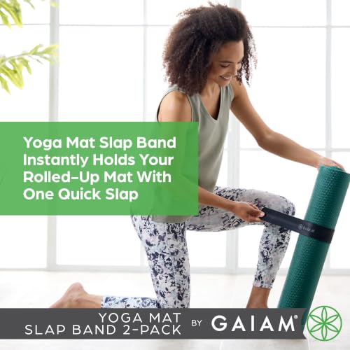 Yoga Mat Slap Band - Secure Your Mat for Travel & Storage - 2 Pack