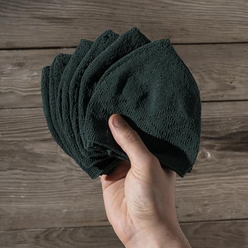 Kufi Hat for Men - Elegant Soft Muslim Cap, One Size Medium - Green