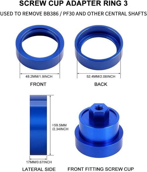 MAEATHOO Professional Bicycle Bottom Bracket Install and Removal Tool Kit, Bike Bottom Bracket Remover Bike Removal Tool Kit for Bb86 / Pf30 / 92/386