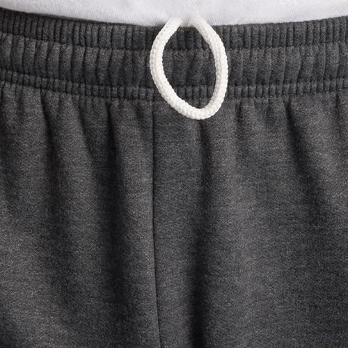Fruit of the Loom Eversoft Fleece Sweatpants Large Black Heather Relaxed Fit Pockets