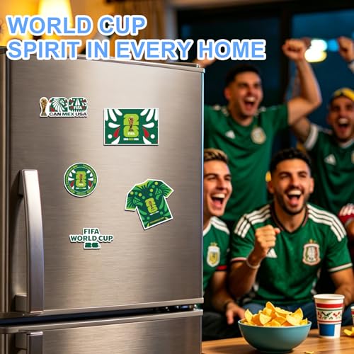 FIFA World Cup 2026 Fridge Magnets Set - Mexico Design