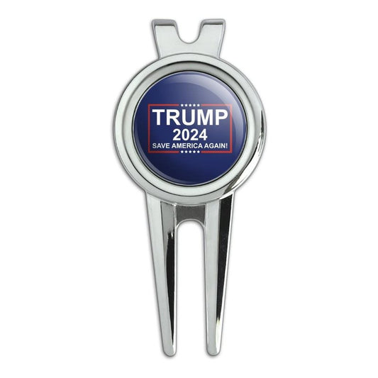 GRAPHICS & MORE Trump 2024 Golf Divot Repair Tool and Ball Marker