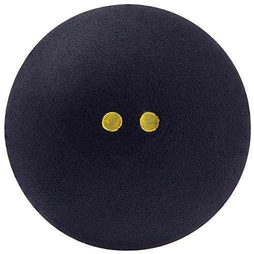 Pro XX Squash Ball - Black/Double Yellow Dot - 12 Balls