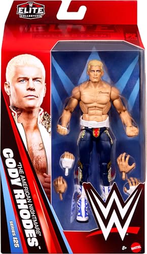 WWE Elite Cody Rhodes Action Figure - 6-Inch Collectible with Accessories