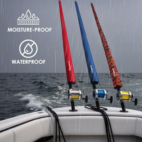 Neoprene Fishing Rod Sleeve 60" - Dark Blue Fishing Pole Cover
