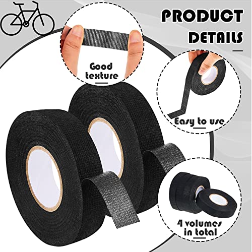 4 Pcs Cloth Bike Handlebar Tape - 10 ft Grip Tape